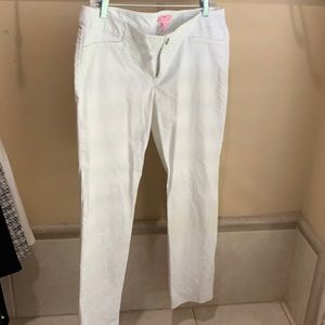 Lilly Pulitzer pants. White. Size 12